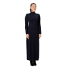 Inner Dress Turtleneck Long Sleeve in Black